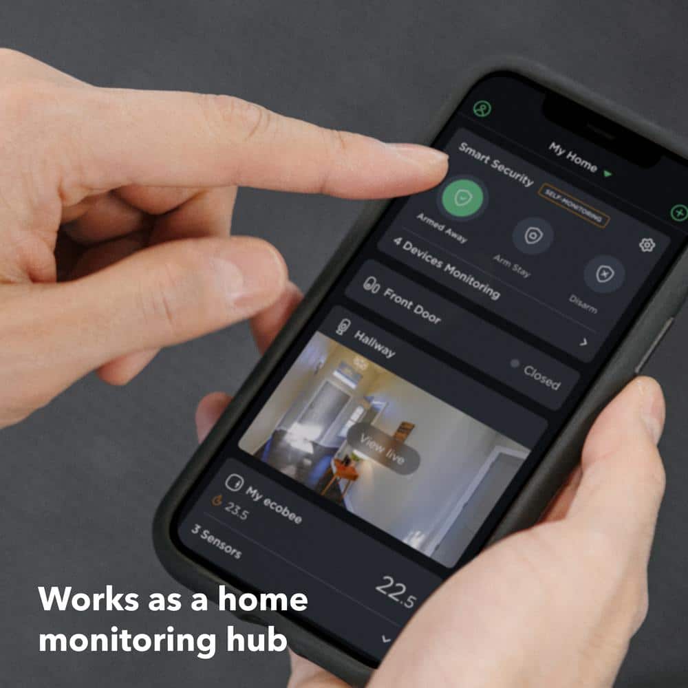 ecobee Smart Camera Indoor Security Camera Wi-Fi with 1080p and Night Vision works with Alexa and Apple Home Kit