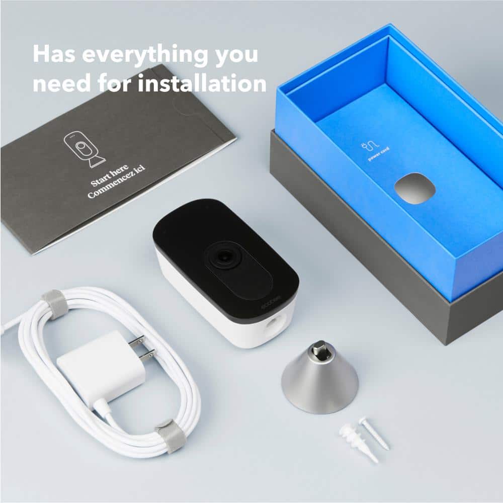ecobee Smart Camera Indoor Security Camera Wi-Fi with 1080p and Night Vision works with Alexa and Apple Home Kit