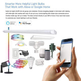 Feit Electric 42 in. Integrated LED Color Changing Smart Home Wi-Fi Connected Wireless Floor Lamp (4-Pack)