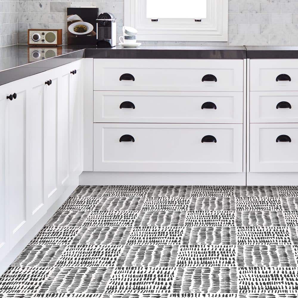 FloorPops Noleby Peel and Stick Floor Tiles 12 in. x 12 in. (20 Tiles, 20 sq. ft.)