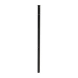FORGERIGHT Vinings 2 in. x 2 in. x 7 ft. Black Aluminum Fence Line Post with Flat Cap