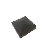 FORTRESS Athens Black Polymer Pressed Dome Fence Post Cap for 2x2 in. Nominal Post