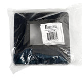FORTRESS Versai 5 in. x 5 in. Black Steel Post Base Cover for 2x2 in. Nominal Post