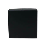 NUVO IRON Eazy-Cap 4 in. x 4 in. Black Galvanized Steel Modern Low-Profile Flat Top Post Cap (Pack of 12)