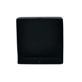 NUVO IRON Eazy-Cap 4 in. x 4 in. Black Galvanized Steel Modern Low-Profile Flat Top Post Cap (Pack of 12)