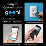 Geeni Look 1080p Smart Wi-Fi Security Camera HD, Black