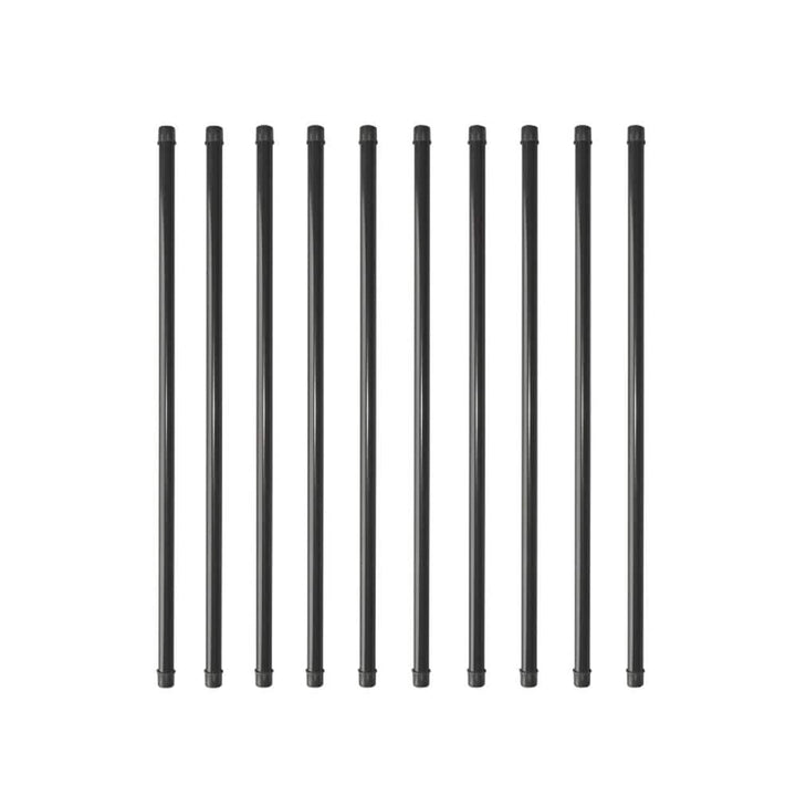 NUVO IRON 32 in. x 3/4 in. Galvanized Round Balusters with Plastic End Caps (10-Pack)