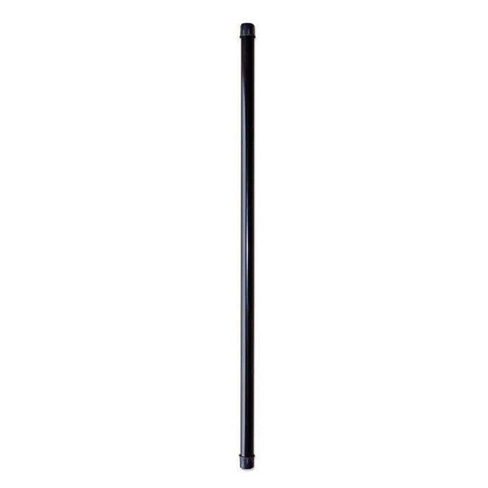 NUVO IRON 36 in. x 3/4 in. Galvanized Round Balusters with Plastic End Caps (10-Pack)