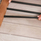 NUVO IRON 36 in. x 3/4 in. Galvanized Round Balusters with Plastic End Caps (10-Pack)