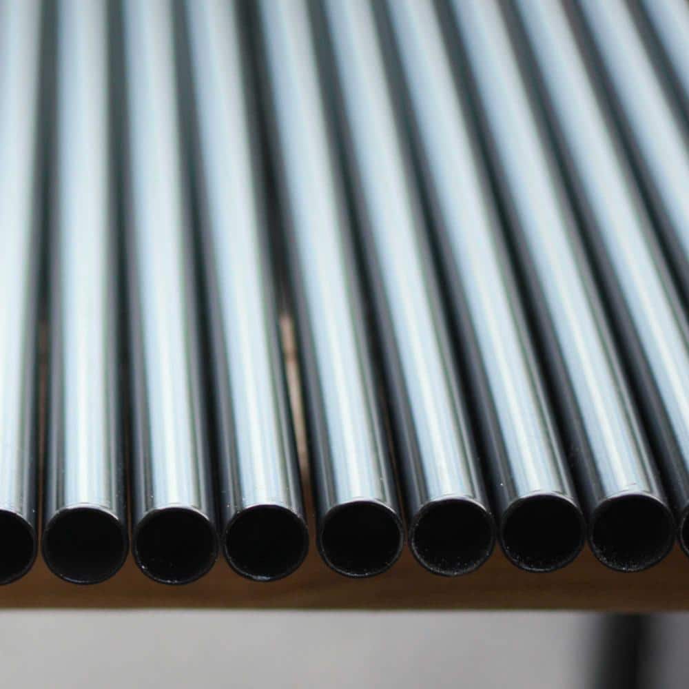 NUVO IRON 36 in. x 3/4 in. Galvanized Round Balusters with Plastic End Caps (10-Pack)