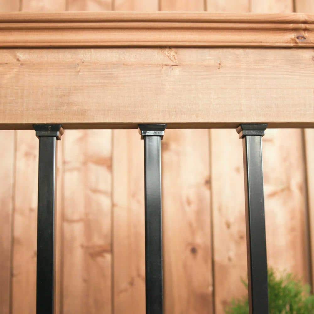 NUVO IRON 36 in. x 3/4 in. Galvanized Square Balusters (10-Pack)