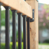 NUVO IRON 36 in. x 3/4 in. Galvanized Square Balusters (10-Pack)