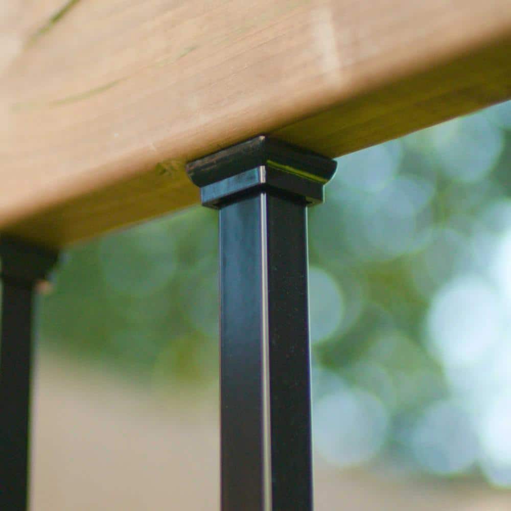 NUVO IRON 36 in. x 3/4 in. Galvanized Square Balusters (10-Pack)