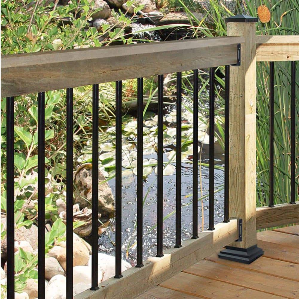 NUVO IRON 36 in. x 3/4 in. Galvanized Square Balusters (10-Pack)