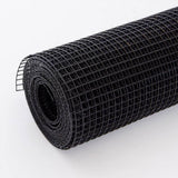 GOGEXX 1/4 in. x 2 ft. x 50 ft. Black Vinyl Coated Hardware Cloth 21-Gauge Black Welded Wire Fence Garden and Plant Support