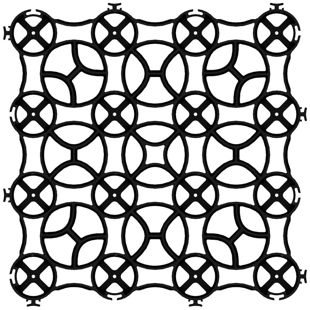 GRAVALOCK PERMEABLE PAVER 22 in. x 22 in. x 1.5 in. Premium Grid Plastic (12 Pavers/40.50 sq. ft.)