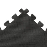 Norsk Black/Gray 24 in. x 24 in. EVA Foam Sport Multi-Purpose Reversible Interlocking Tile (12-Tile)