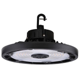 HALCO LIGHTING TECHNOLOGIES 1 ft. 400-Watt Equivalent 150-Watt Integrated LED Dimmable Black Round UFO High Bay Light Fixture CCT & Lumen Selectable