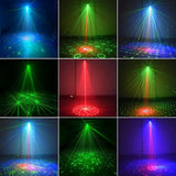 DJ Disco Strobe Party Stage Light with Sound Activated Background Party Light with 60 Patterns Light