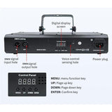Party Lights DJ Disco Lights, 3D Effect Sound Sensing Laser Lights Flash Stage Lights Projector