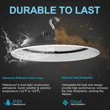 bulbeats 4Pack of 215W LED High Bay Light 32250LM High Bay LED Shop Lights AC100-277V Commercial Bay Lighting for Warehouse