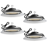 bulbeats 4Pack of 250W LED High Bay Light 37500LM High Bay LED Shop Lights AC100-277V Commercial Bay Lighting for Warehouse