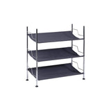 Honey-Can-Do 24.33 H 9-Pair Black Steel Shoe Rack