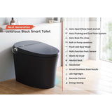 HOROW T36 Unique Black Smart Bidet Toilet with Auto Flush & LED Screen