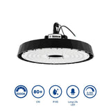 InfiBrite 13.8 in. 5000K Daylight 51,200 Lumens 320-Watt Integrated LED Dimmable Wet Rated Black High Bay Light 100-277 Volt