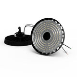 InfiBrite 13.8 in. 5000K Daylight 51,200 Lumens 320-Watt Integrated LED Dimmable Wet Rated Black High Bay Light 100-277 Volt