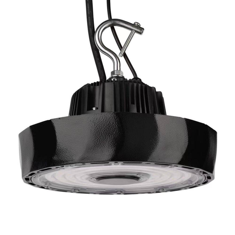 Innoled Hurricane UFO 1.3 ft. 750-Watt Equivalent Integrated LED Black High Bay Light