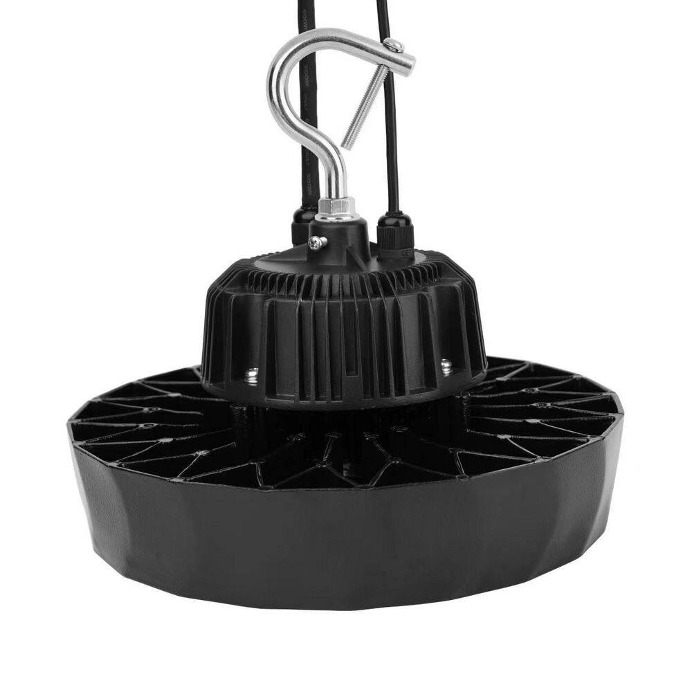 Innoled Hurricane UFO 1.3 ft. 750-Watt Equivalent Integrated LED Black High Bay Light