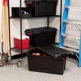 IRIS 82 Qt./21 Gal. Heavy-duty Stackable Storage Tote - Set of 4