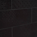 Ivy Hill Tile Harper 4 in. x 12 in. Black Matte Porcelain Subway Floor and Wall Tile (30 pieces / 8.72 sq. ft. / box)