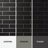 Ivy Hill Tile Harper 4 in. x 12 in. Black Matte Porcelain Subway Floor and Wall Tile (30 pieces / 8.72 sq. ft. / box)