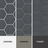 Ivy Hill Tile Sanskrit Black Hex 8.86 in. x 10.20 in. Matte Porcelain Floor and Wall Tile (9.47 sq. ft./Case)