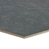 Ivy Hill Tile Sanskrit Black Hex 8.86 in. x 10.20 in. Matte Porcelain Floor and Wall Tile (9.47 sq. ft./Case)