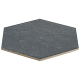 Ivy Hill Tile Sanskrit Black Hex 8.86 in. x 10.20 in. Matte Porcelain Floor and Wall Tile (9.47 sq. ft./Case)