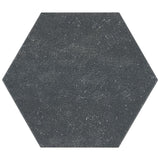 Ivy Hill Tile Sanskrit Black Hex 8.86 in. x 10.20 in. Matte Porcelain Floor and Wall Tile (9.47 sq. ft./Case)
