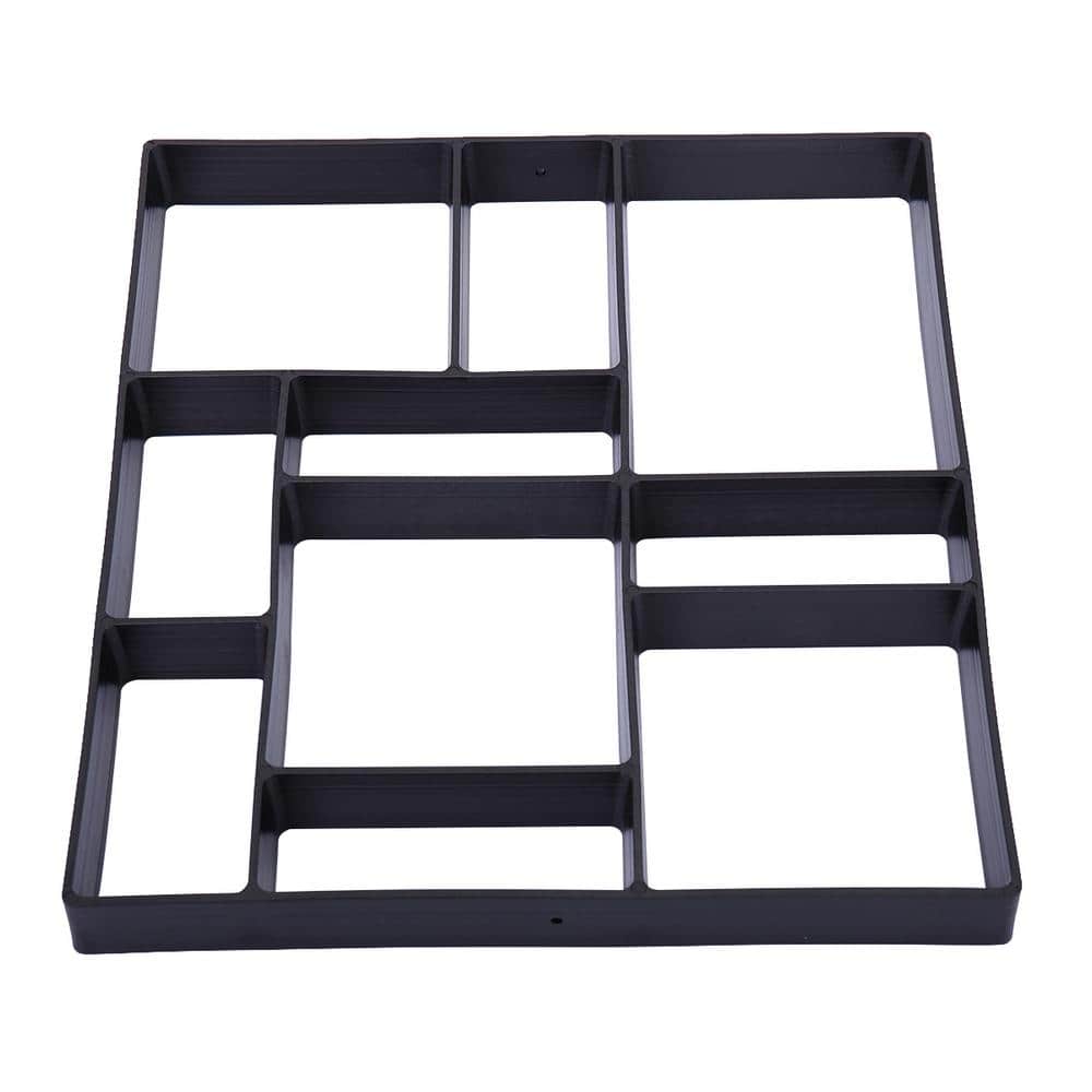 JAXPETY Concrete Pavement Cement Mold Stepping Stone DIY Paver Mold Kit Walk Maker for Patio and Garden