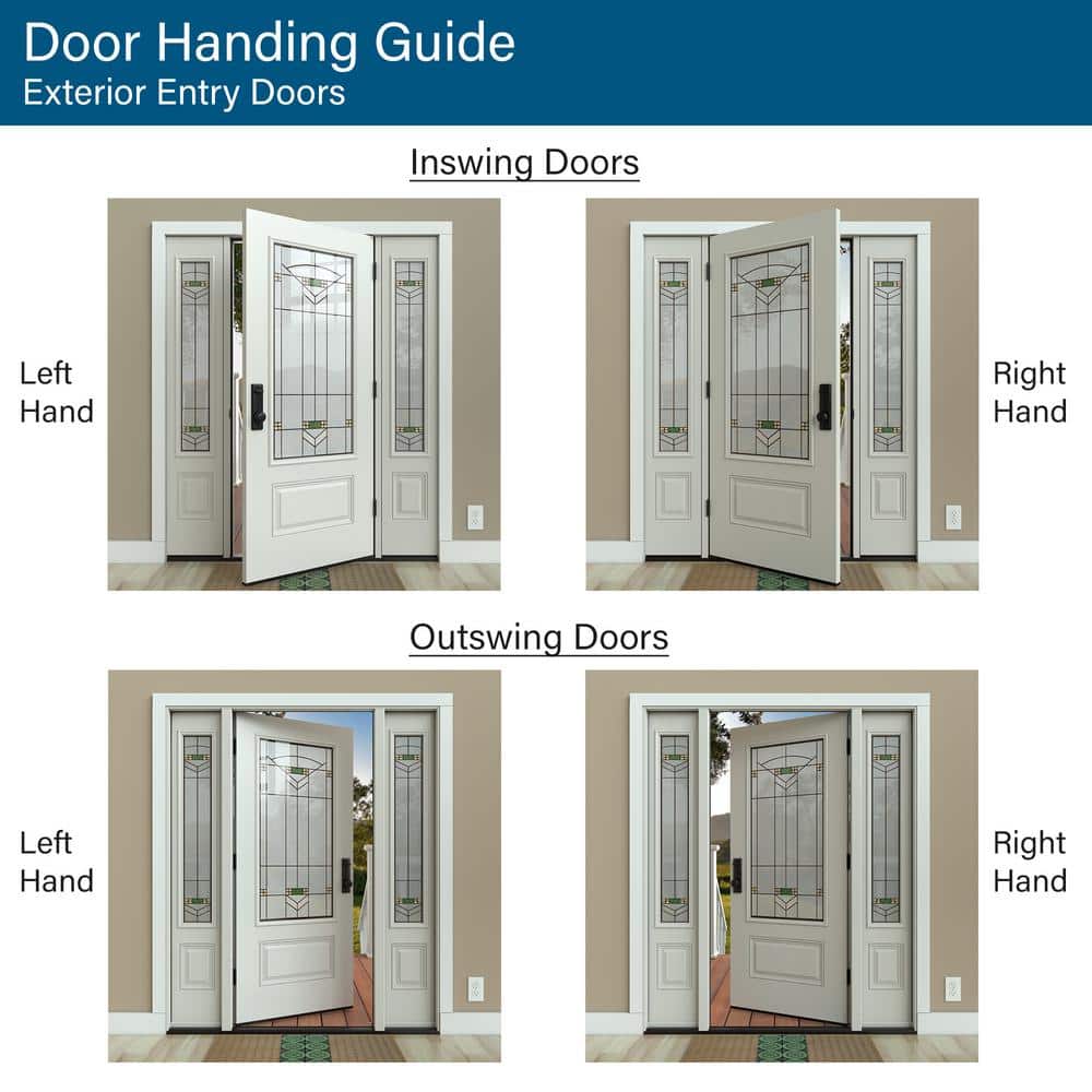 JELD-WEN 36 in. x 80 in. 1 Panel Right-Hand Inswing 3/4 Lite Clear Glass Black Steel Prehung Front Door