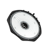 JONATHAN Y 200-Watt Equivalent Integrated LED Motion Sensor Black High Bay Light Indoor/Outdoor UFO Light 26000 Lumens 5000K