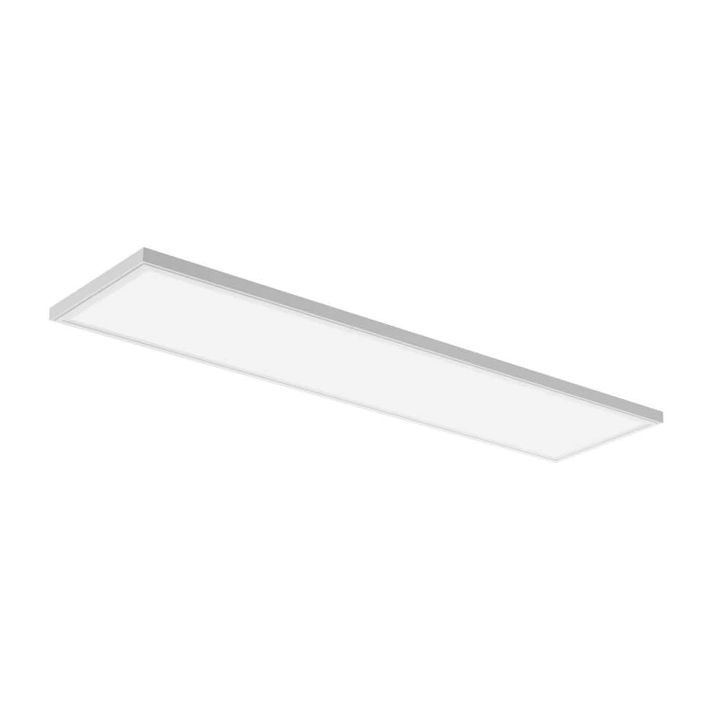 Juno LPFM 1 ft. x 4 ft. 4000 Lumen Black or White Dimmable Integrated LED Flush Mount Flat Panel Light with Switchable CCT