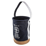 Klein Tools 5104FR Flame-Resistant Canvas Utility Bucket, 12 in. Diameter x 17 in. Height