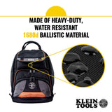 Klein Tools Tradesman Pro Tool Gear Backpack, 35 Pockets, 17.5 in Width (Model 55475)