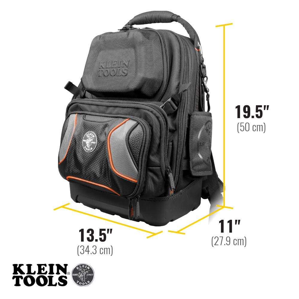 Klein Tools Tradesman Pro Organizer Tool Master Backpack, 19.5 in, 48 Pockets, Model 55485