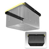 KOOVA 3 in. W x 2 in. H x 26 in. D 1-Bin Rack Adjustable Height Overhead Garage Ceiling Mounted Storage Unit Black