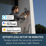 Legrand Netatmo Smart Home 1080P No Subscription Outdoor Weatherproof Security Camera with Siren
