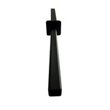 LH EP 3 in. x 3 in. x 2-2/3 ft. Black Metal Pronged Post Holder for Dig-In Installation EP Fence