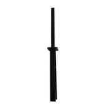 LH EP 3 in. x 3 in. x 2-2/3 ft. Black Metal Pronged Post Holder for Dig-In Installation EP Fence